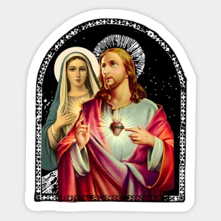 Our Lady of Saint Mary and Jesus Christ Sticker